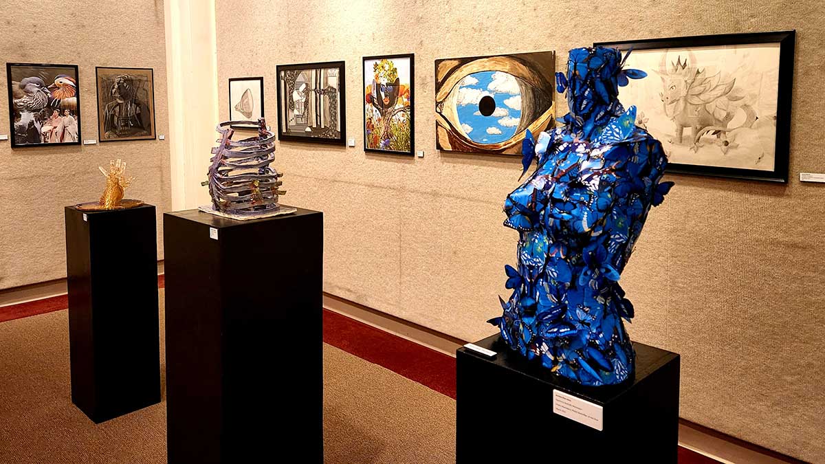 student art works at the peacock gallery